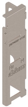 Kování dřevěného zadního panelu, Blum, pro Legrabox pure/free