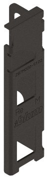 Kování dřevěného zadního panelu, Blum, pro Legrabox pure/free