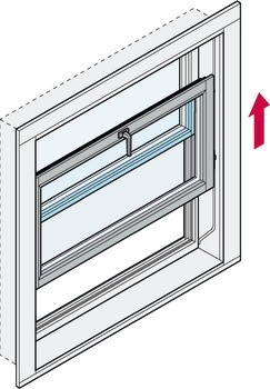 Kování posuvného okna, Hawa Vertical 150
