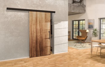 Kování pro posuvné dveře, Slido D-Line11 50P až 120P, sada bez pojezdové kolejnice