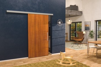 Kování pro posuvné dveře, Slido D-Line11 50P až 120P, sada bez pojezdové kolejnice