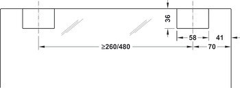 Kování pro posuvné dveře, Hawa Clipo 16 GK IF, sada