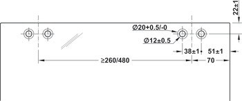 Kování pro posuvné dveře, Hawa Clipo 16 GS IF, sada