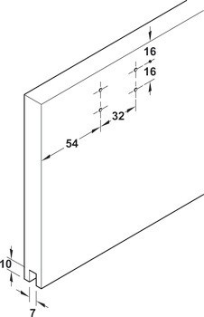 Kování pro posuvné dveře, Hawa Clipo 16 H VF/IF, sada