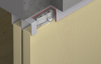 Kování pro posuvné dveře, Hawa Divido 80 H a 80 H DS1/DS2, sada