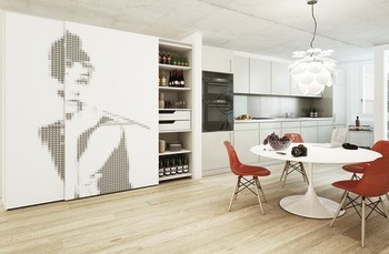 Kování pro posuvné dveře, Hawa Frontino 40, sada