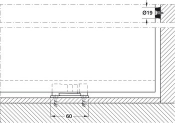 Kování pro posuvné dveře, Hawa Junior 120 A, sada