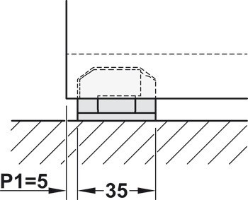 Kování pro posuvné dveře, Hawa Junior 120 B, sada
