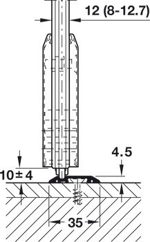 Kování pro posuvné dveře, Hawa Junior 120 GP, sada