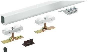 Kování pro posuvné dveře, Hawa Junior 160 A, sada