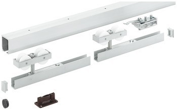 Kování pro posuvné dveře, Hawa Junior 160 B, sada