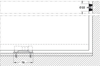 Kování pro posuvné dveře, Hawa Junior 250 A, sada