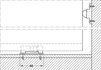 Kování pro posuvné dveře, Hawa Media 70, sada