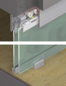Kování pro posuvné dveře, Hawa Porta 100 G/GU/GM/GF/GFO, sada