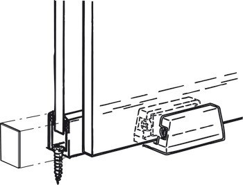 Kování pro posuvné dveře, Hawa Porta 100 G/GU/GM/GF/GFO, sada