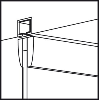Kování pro posuvné dveře, Hawa Porta 100 G/GU/GM/GF/GFO, sada