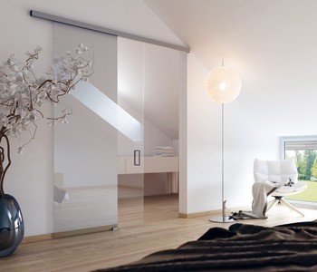 Kování pro posuvné dveře, Hawa Porta 100 GMD, sada bez pojezdové kolejnice