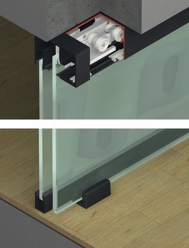 Kování pro posuvné dveře, Hawa Porta 100 GW/GWF, sada
