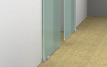 Kování pro posuvné dveře, Hawa Porta 100 GW/GWF Synchro, sada