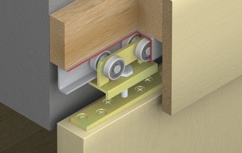 Kování pro posuvné dveře, Hawa Porta 300 H, sada