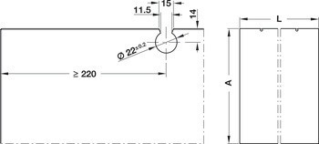 Kování pro posuvné dveře, Hawa Puro 100/150, sada