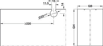 Kování pro posuvné dveře, Hawa Puro 100/150, sada