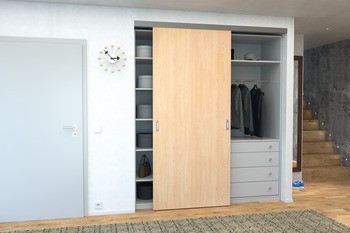 Kování pro posuvné dveře, Slido D-Line11 50C až 120C, sada bez pojezdové kolejnice
