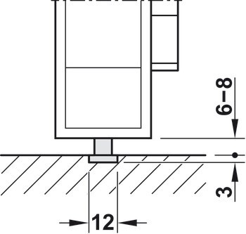 Kování pro skládací dveře, Häfele Slido D-Fold21 50A / 50B, sada