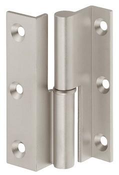 Křídlový závěs, mosaz, zalomení D, 7,5 mm