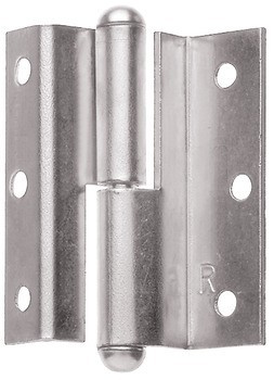 Křídlový závěs, ocel, zalomení D, 7,5 mm
