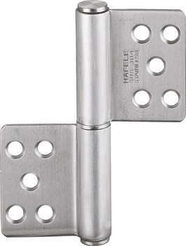 Křídlový závěs, velikost 76 mm, hmotnost dveří 80 kg