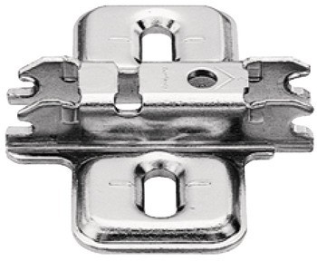 Křížová montážní podložka, Blum Clip Top Blumotion, Clip Top, Clip, k přišroubování vruty do dřevotřísky