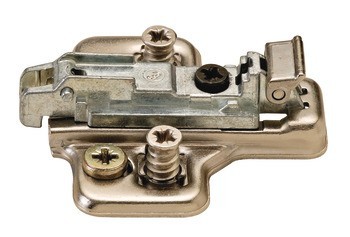 Křížová montážní podložka, Häfele Metalla 510 SM, ocel, s předmontovanými eurošrouby