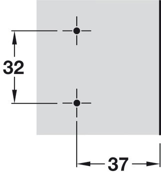 Křížová montážní podložka, Häfele Metalla SM Combi