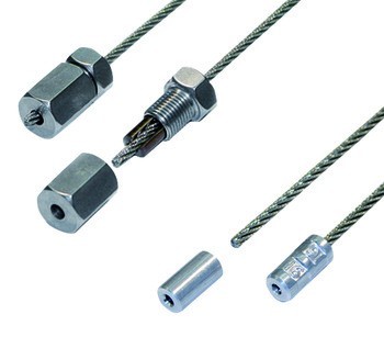 Křížový napínač lanka, vyrovnávací kování