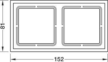 Krycí rámeček, Jung LS 990