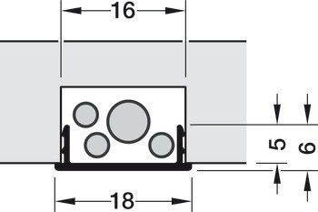 Kryt kabelu, Häfele Loox