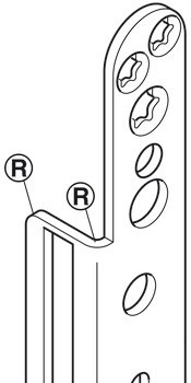 Kryt, Simonswerk VX 2560 N, pro falcové a bezfalcové dveře
