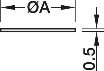 Krytka, Plast, samolepicí
