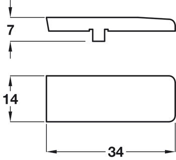 Krytka, pro Häfele Metalla 110 A/SM a 310 A/SM