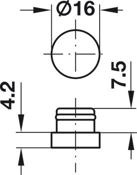 Krytka, pro otočnou olivu Symo