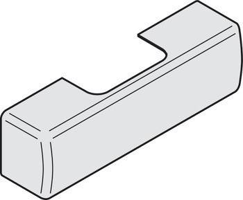 Krytka, pro TS 2000, TS 3000, TS 4000 a TS 5000, horní dveřní zavírač, Geze