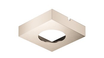 Krytka pro zespoda montované svítidlo, pro Häfele Loox5 modul svítidla, pro vrtaný otvor ⌀ 58 mm, ocel