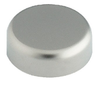 Krytka ramínka závěsu, Pro Clip Top 94°, kulaté, pro skleněné dveře