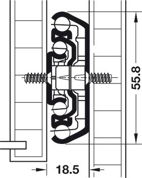 Kuličkové výsuvy, Plnovýsuv, nosnost až 129 kg, ocel