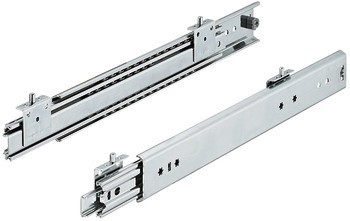 Kuličkový výsuv, plnovýsuv, nosnost do 119 kg, ocel, montáž na čep