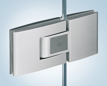Kyvný pružinový závěs, Dorma Glas, pro dvojčinné dveře, sklo ke sklu