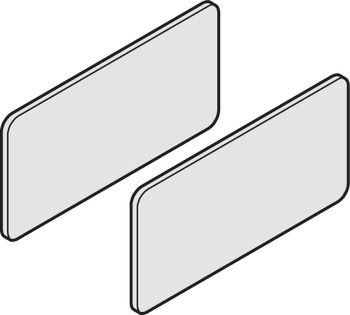 Lepicí deska, pro skládací dveře Push-To-Open, Hawa Folding Concepta III Push