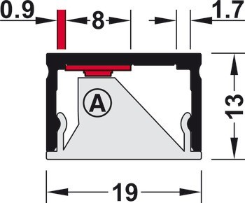 Lineární čočka, pro profil 3101, 3103 a 4107