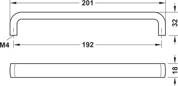 Madlo, Häfele Déco H1395, zinková slitina